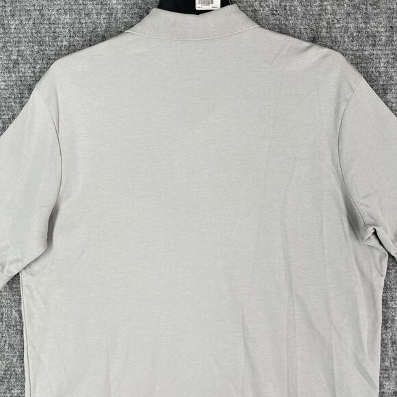 Lands End Shirt Extra Large Tall Mens Gray Traditional Fit Rugby Business Casual - Picture 4 of 11